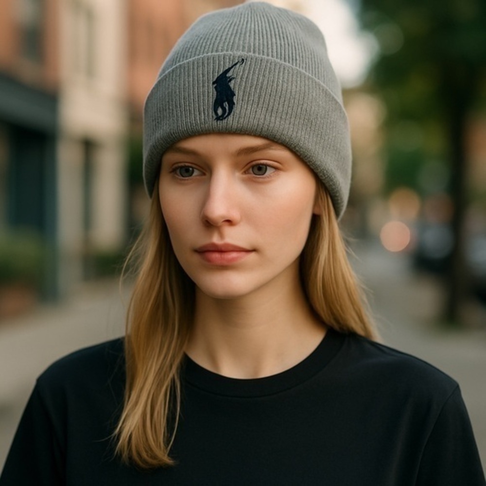 Polo by Ralph Lauren Grey Beanie